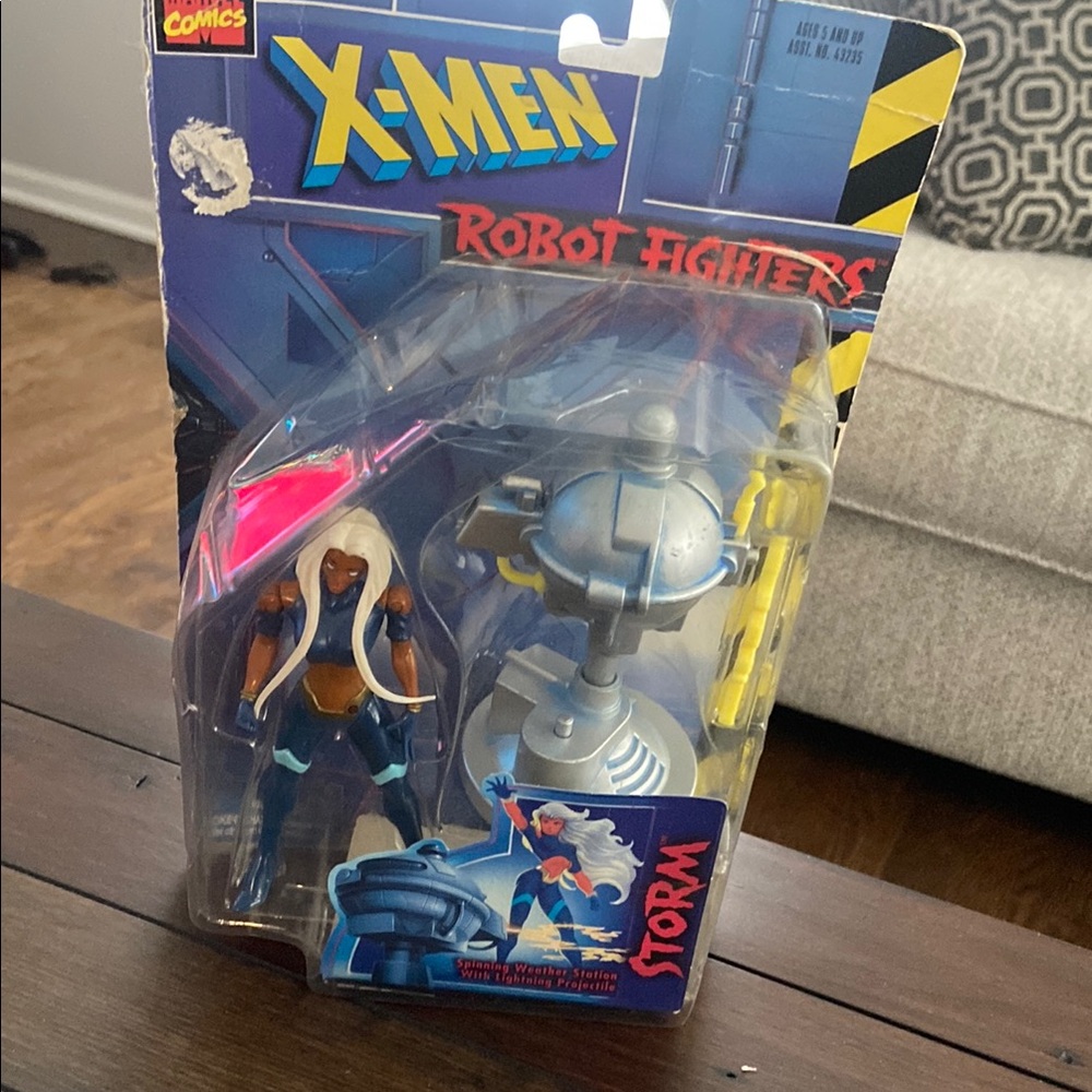 Robot Fighters Storm Action Figure - Blue and Silver